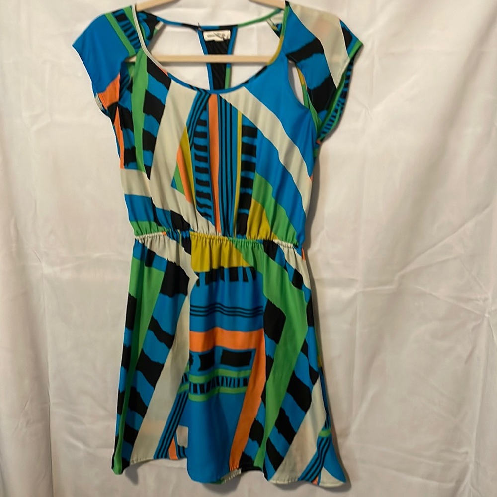 Flowy dress multicolored